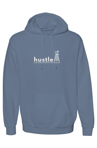 Garment-Dyed Hooded Sweatshirt