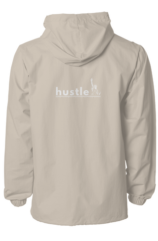 Water-Resistant Hooded Windbreaker