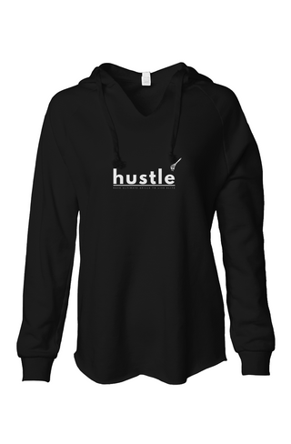 Womens Lightweight Wash Hooded Sweatshirt
