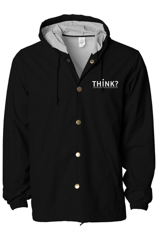 Water-Resistant Hooded Windbreaker