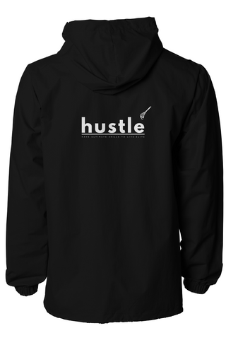 Water-Resistant Hooded Windbreaker